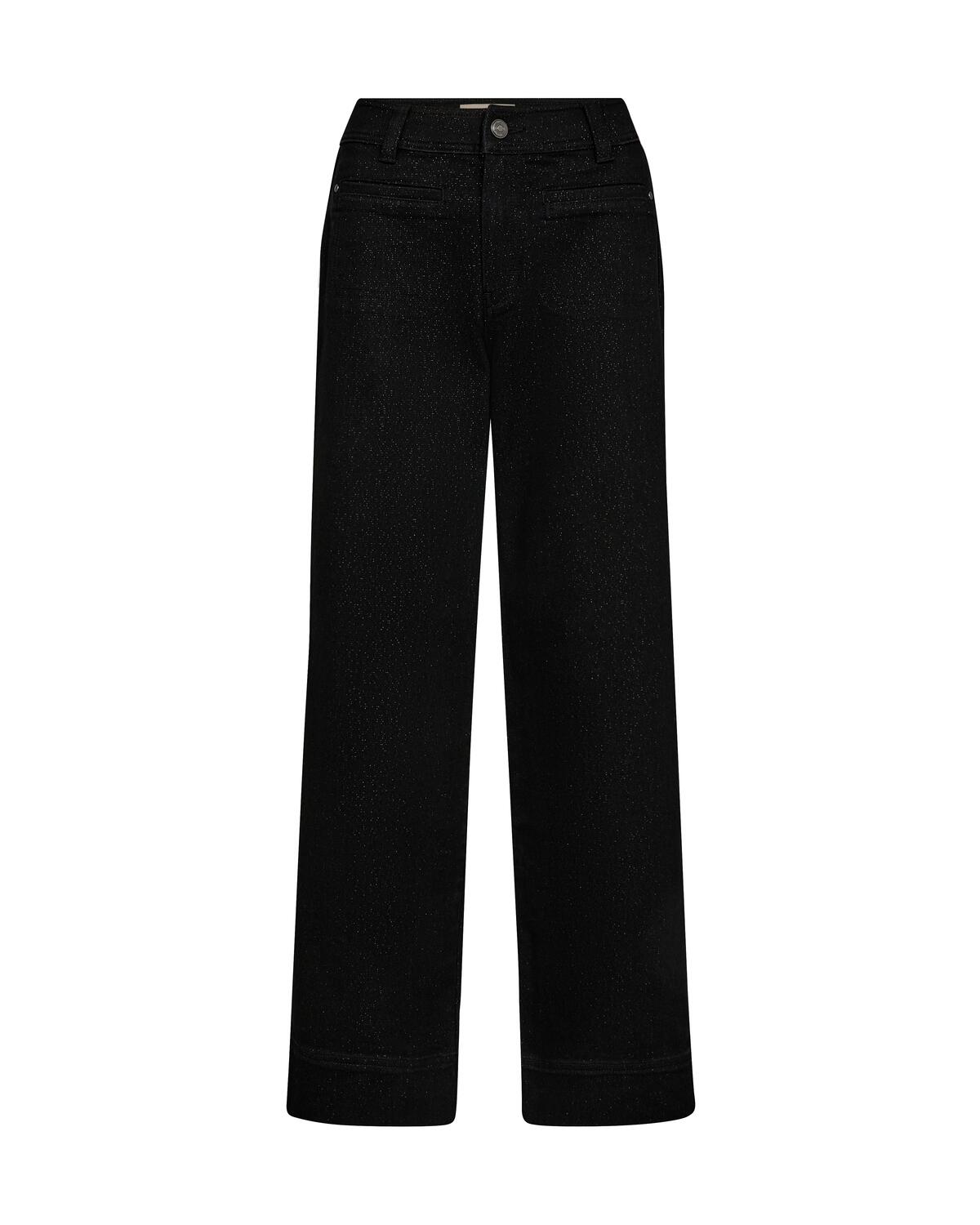 Soey Shimmer jeans - sort/glitter